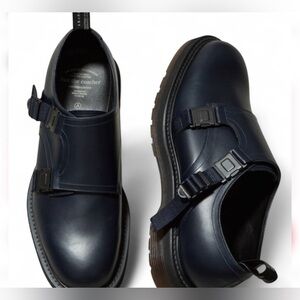 Foot the Coacher Anarcho Double Belt Shoes Black Leather Buckle Loafers Japan
